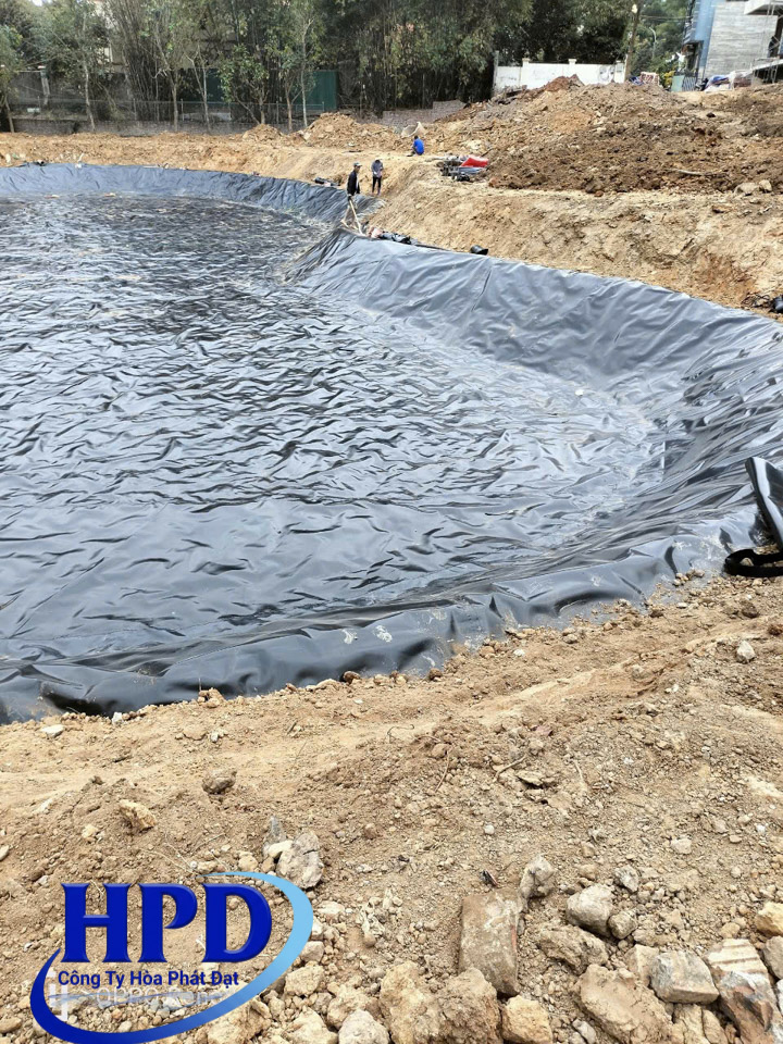Hồ chứa nước lót bạt HDPE