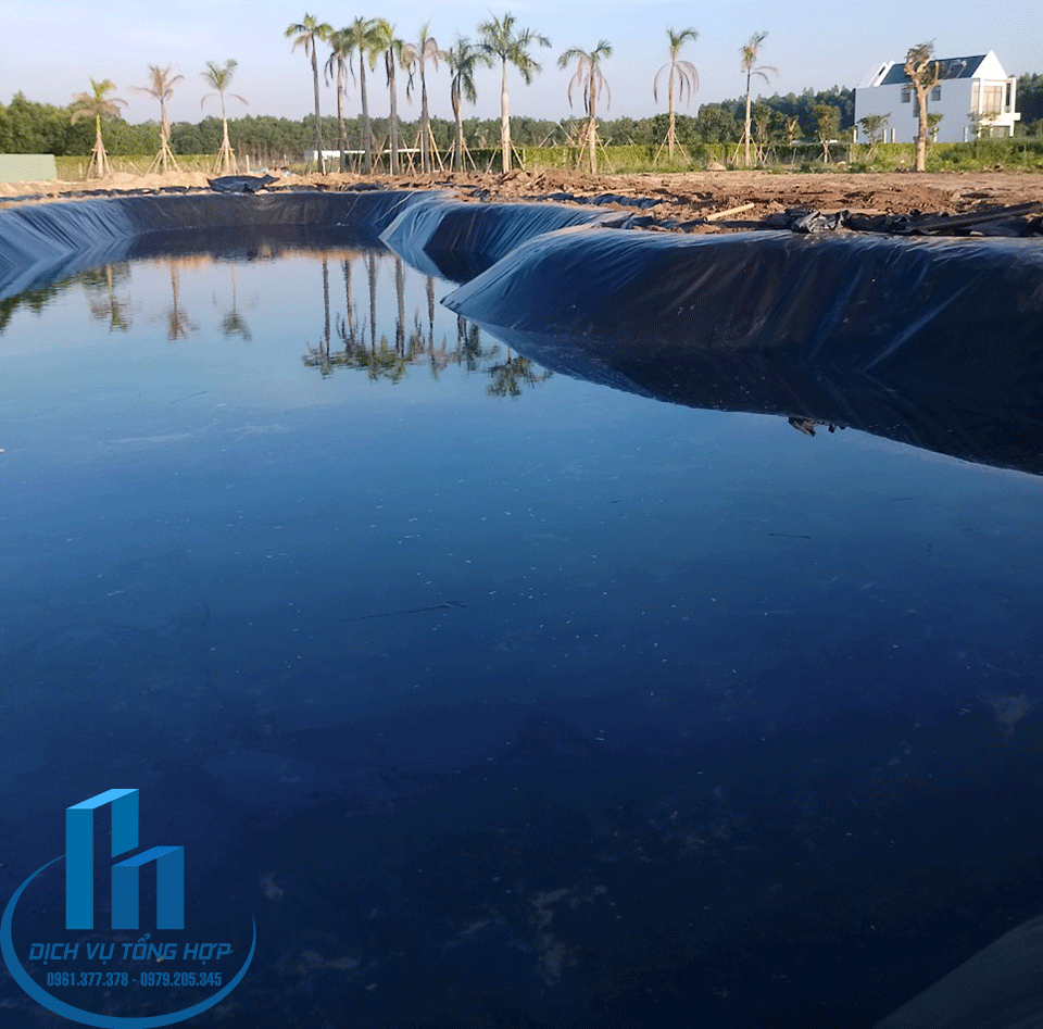 bạt lót hồ cá HDPE