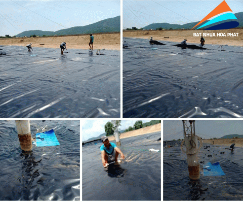 Đơn vị cung cấp và thi công bạt lót ao hồ chứa nước, bạt trải hồ nuôi tôm cá ở tại Tuyên Quang