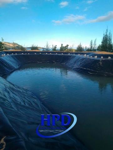Màng chống thấm HDPE làm hồ cảnh quan